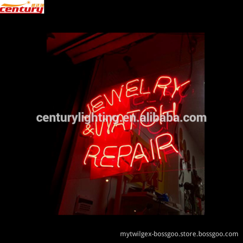 wholesale china factory price watch repair neon lighted sign